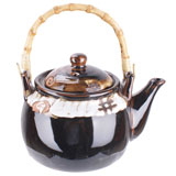 日式茶壶（黑亮）